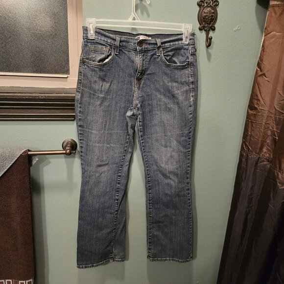 Levis 515 Boot Cut Mens Jeans Size 29 30 Long Levi Stonewashed - Picture 1 of 12